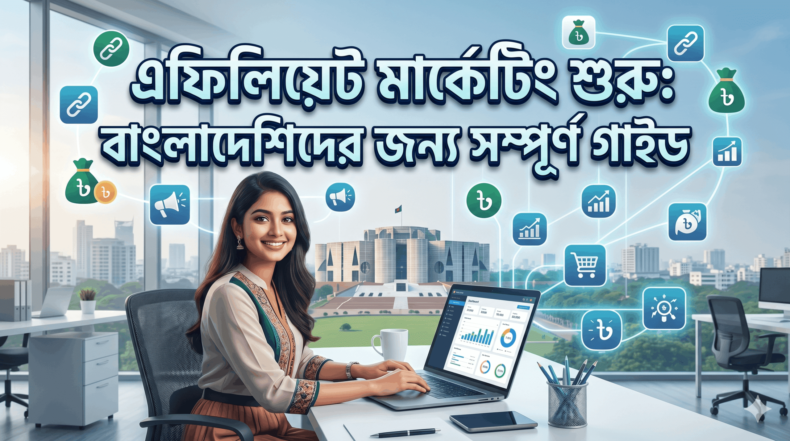 এফিলিয়েট মার্কেটিং শুরু: বাংলাদেশিদের জন্য সম্পূর্ণ গাইড - A complete step-by-step guide to starting affiliate marketing in Bangladesh.