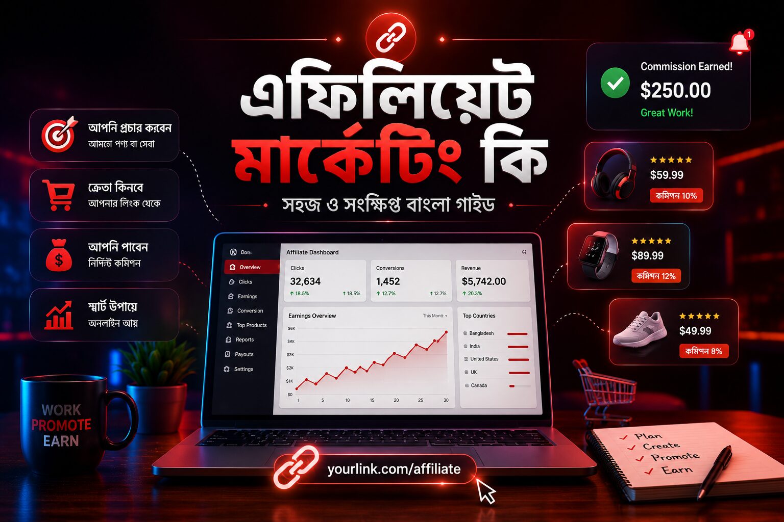 এফিলিয়েট মার্কেটিং কি: সহজ ও সংক্ষিপ্ত বাংলা গাইড
