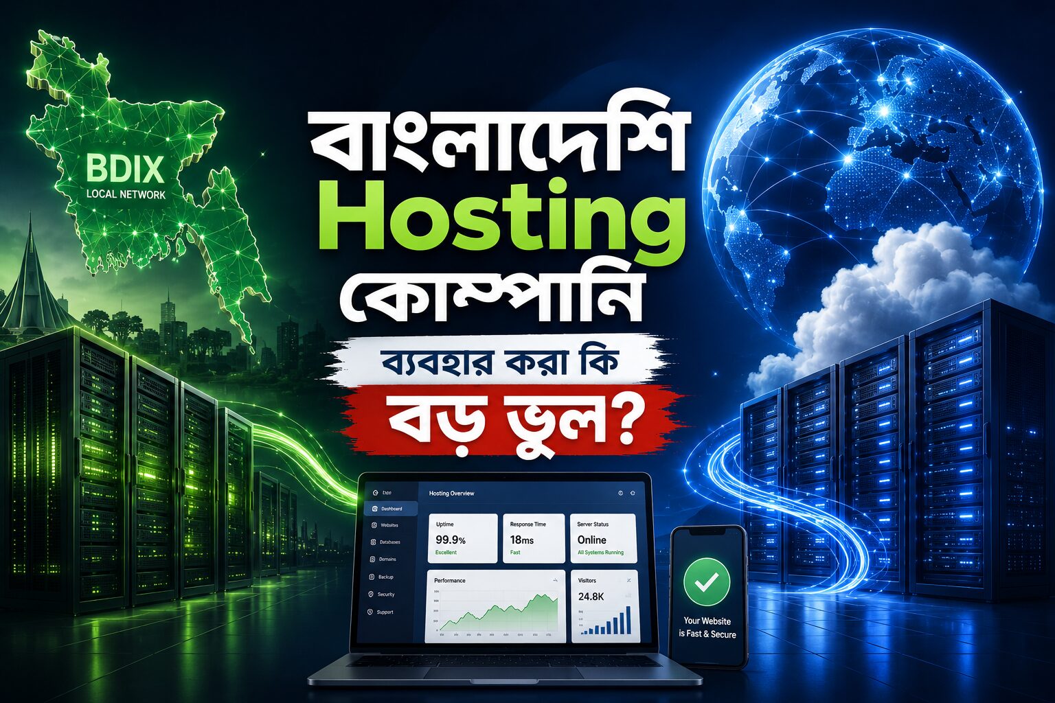 বাংলাদেশি Hosting কোম্পানি ব্যবহার করা কি বড় ভুল? সত্যিটা জানুন