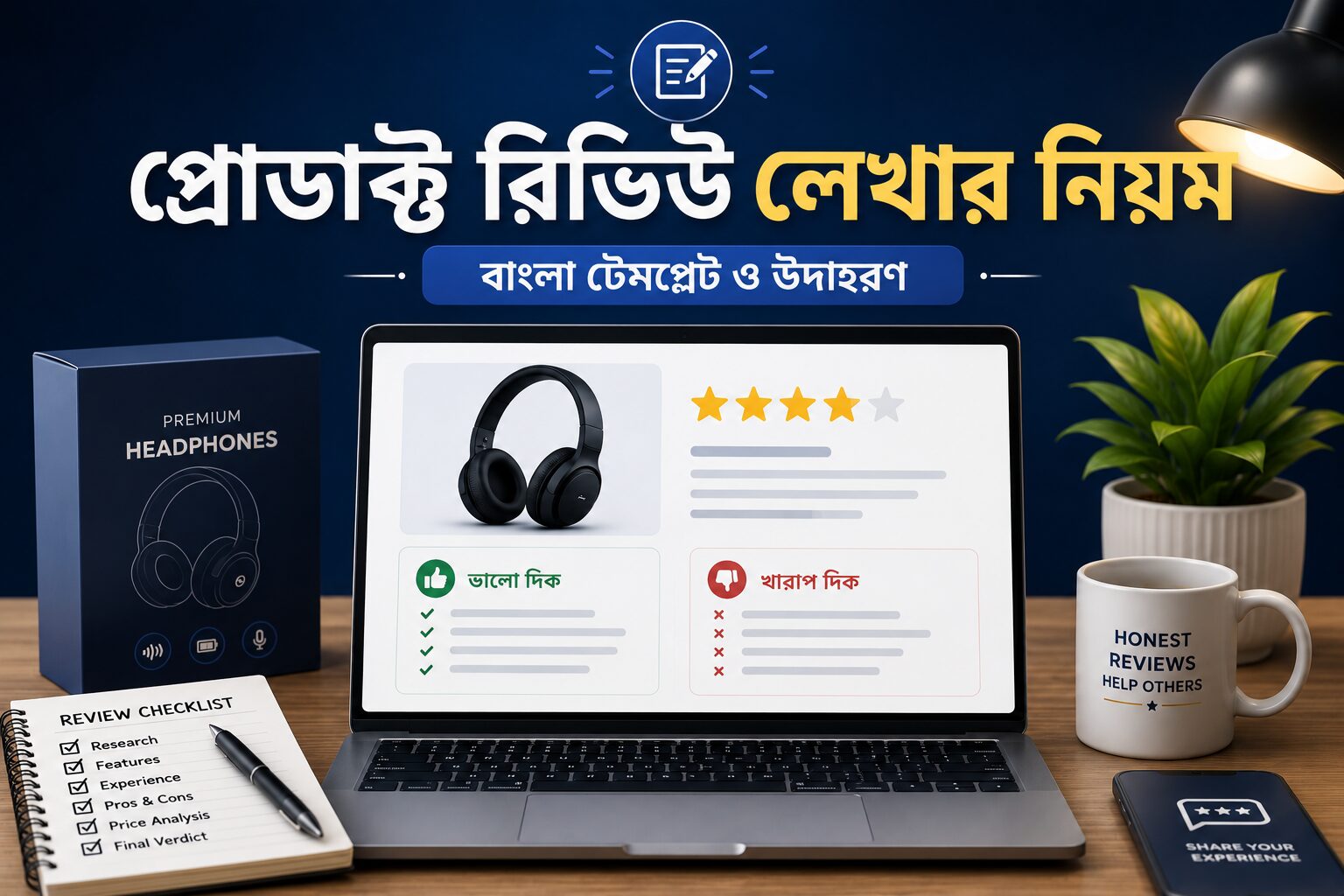 প্রোডাক্ট রিভিউ লেখার নিয়ম – বাংলা টেমপ্লেট ও উদাহরণ